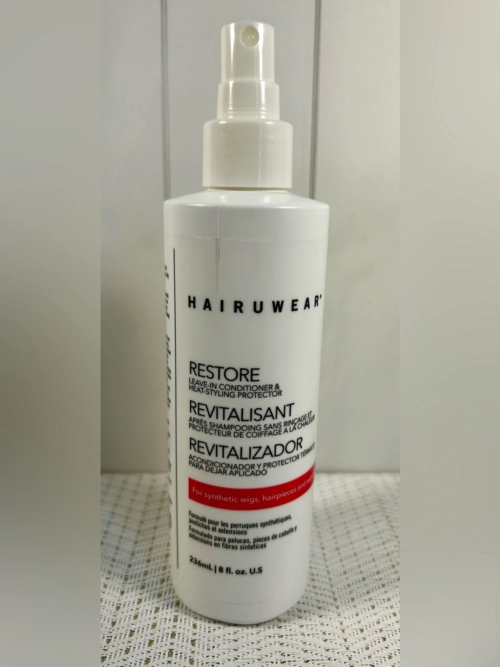 Hairuwear Restore Leave-In Conditioner & Heat Styling Protector Wig Care